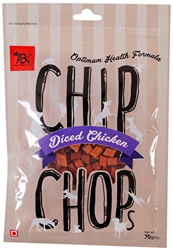 Chip Chops Dog Treat Diced Chicken, 70g, Optimum Health Formula