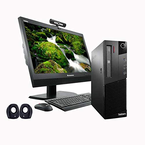 (Renewed) Lenovo ThinkCenter 19 inch (48.26 cm) All in One (Renewed) Lenovo ThinkCenter 19 inch (48.26 cm) All in One Desktop Set ( Intel i3 2120 8 GB 500 GB HDD 19 inches HD Monitor Keyboard Mouse HD Webcam Mic Speakers Wifi)Windows 10 ProMS Office