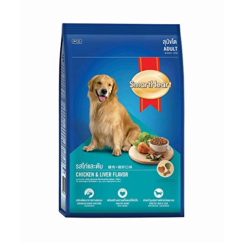 Smart Heart Dry Adult Dog Food Chicken and Liver Flavour