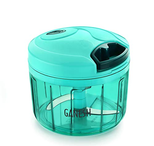 Ganesh Plastic Vegetable Chopper Cutter, Pool Green (725 ml) Ganesh Plastic Vegetable Chopper Cutter, Pool Green (725 ml)