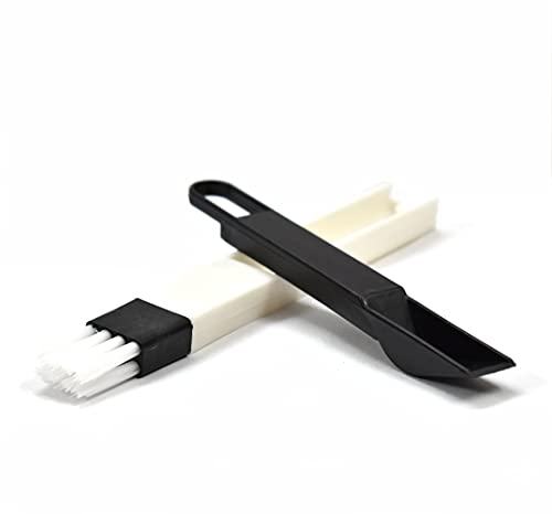 Homfine Mini Dustpan with Brush for Edges Corner Window Cleaning, Homfine Mini Dustpan with Brush for Edges Corner Window Cleaning, Small Space Cleaning Home, Office, Kitchen, Car Dashboard, Appliances (Plastic) (1)