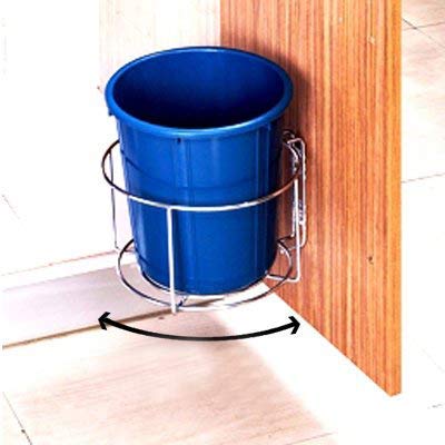 Planet High Grade Stainless Steel Bin Holder/Dust Bin Holder/Modular Kitchen Planet High Grade Stainless Steel Bin Holder/Dust Bin Holder/Modular Kitchen Fixture (Dia 10 Inches)