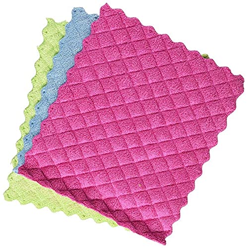 SWAMI- Microfiber Cloth, Multipurpose Cleaning Towel,Wipe for Home, Kitchen, Appliance, SWAMI- Microfiber Cloth, Multipurpose Cleaning Towel,Wipe for Home, Kitchen, Appliance, Car Cleaning (Pack of 3 pcs,30 cm x 30 cm) Very Attractive Soft Multicolour Towel