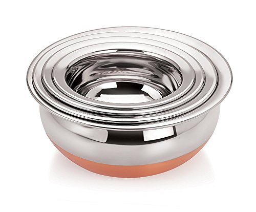 Tosaa Home Appliances Copper Handi 4-piece Set Cookware Tosaa Home Appliances Copper Handi 4-piece Set Cookware