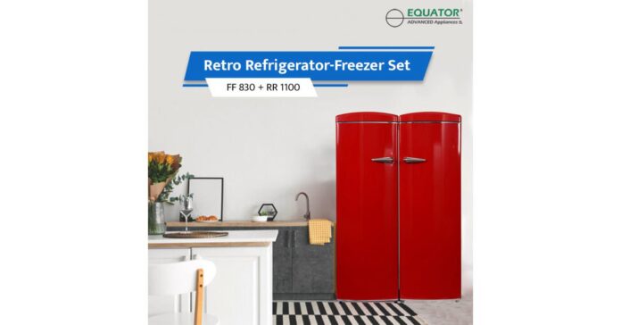 Equator Introduces High-End, Vintage Side-By-Side Freezer/Refrigerator Combo