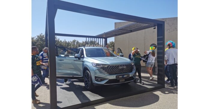 Habilitado pela L.E.M.O.N. DHT da GWM, o modelo HAVAL H6 HEV movido a novas energias estreia na Copa do Mundo de Rugby Sevens de 2022