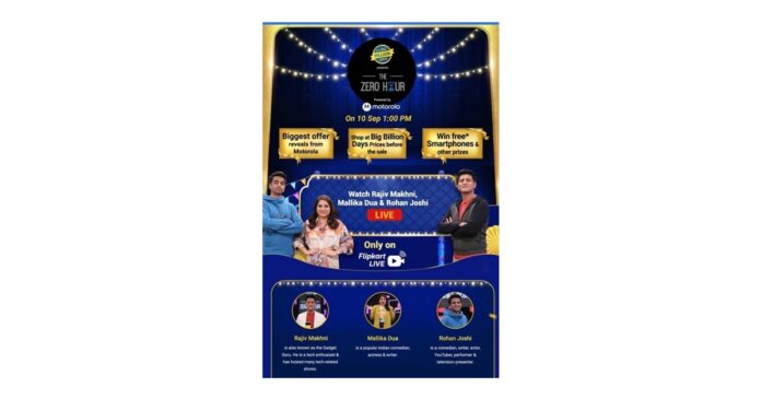 Motorola Goes Live With Its Big Billion Day Offers Tomorrow - 10th September 2022 on Flipkart During Zero Hour