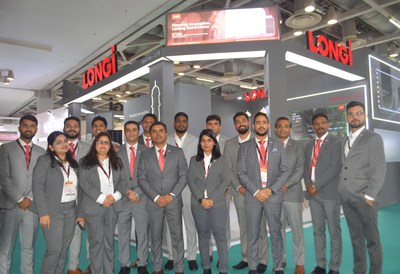 LONGi successfully wraps the Renewable Energy India Expo with Hi-MO (PRNewsfoto/LONGi)