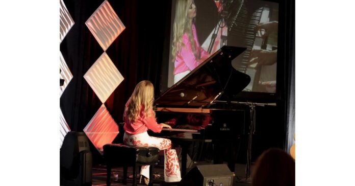 STANDING OVATIONS for Pianist and Composer MARINA ARSENIJEVIC at TAKE THE LEAD POWER UP CONCERT on WOMEN'S EQUALITY DAY