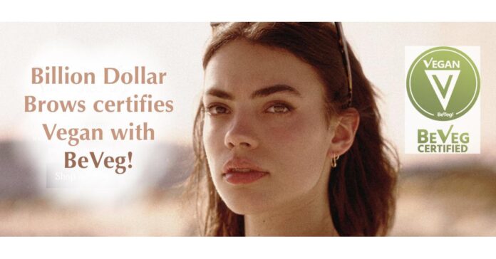 Billion Dollar Brows Earns BeVeg Certification