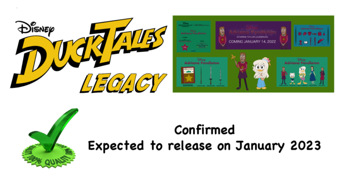 DuckTales Legacy & Adriana Pendleton Confirmation