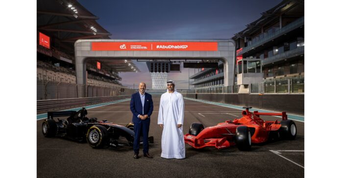 e& announces multi-year strategic collaboration as part of the FORMULA 1 ETIHAD AIRWAYS ABU DHABI GRAND PRIX