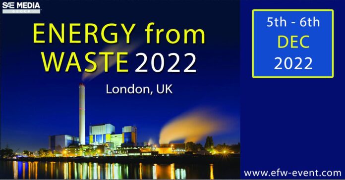 Registration Opens for Energy from Waste Conference 2022