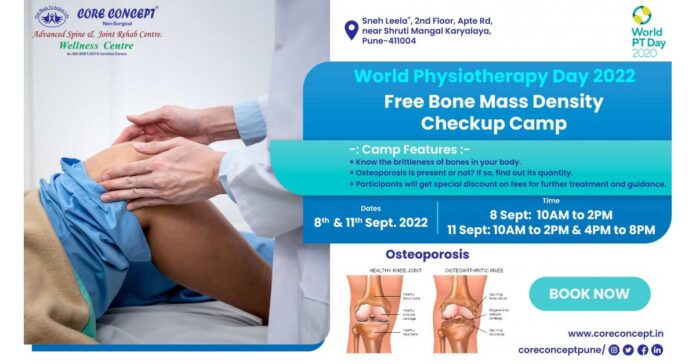 Free BMD (Bone Mass Density Test) Camp on September 8th and 11th, 2022