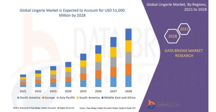 At 8.0% CAGR, Global Lingerie Market Size & Share Surpass USD 51,000 million by 2028