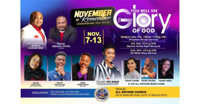 COURAGE IGENE HOSTS NOVEMBER TO REMEMBER CONVENTION 2022