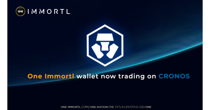One Immortl Wallet now trading on Cronos