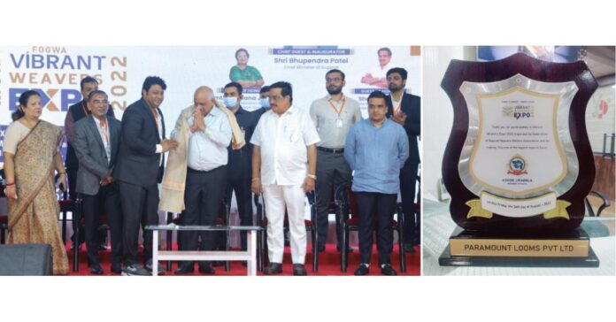 Grand Participation of Paramount Looms at the Vibrant Weavers Expo that saw a Foot Fall of 40,000 People