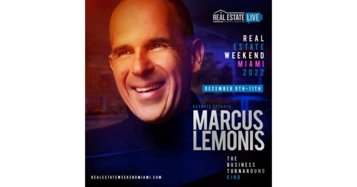 Marcus Lemonis Speaking at Real Estate Weekend Miami in December as Keynote Speaker