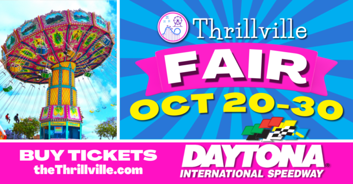 Thrillville Fair comes to Daytona International Speedway October 20-30, 2022