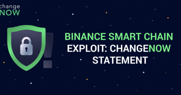 ChangeNOW Shares Its Internal Review of the BNB Smart Chain Hack