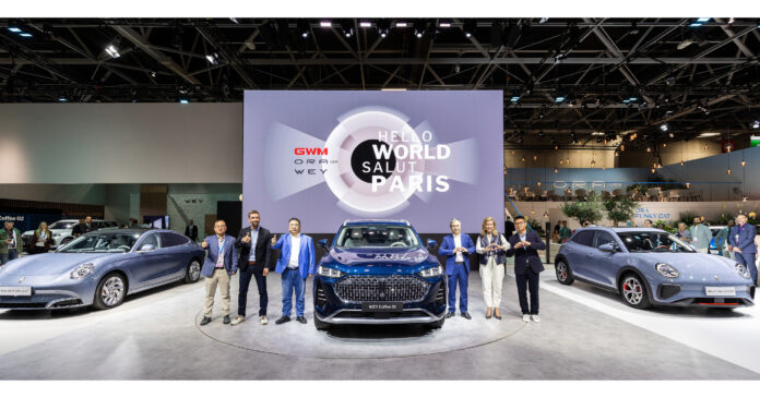 GWM Launches Two New Energy Models at Paris Motor Show to Reach the Electric Holy Grail