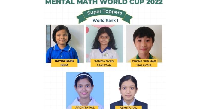 Indian Winners Shine in Mental Math World Cup 2022