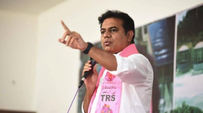 KTR released a chargesheet against the BJP. (File Photo: Twitter)