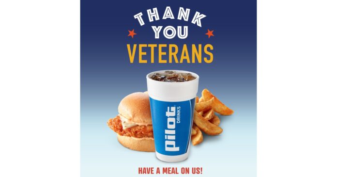 Pilot Company Thanks Veterans with a Free Meal and Partners with the Call of Duty Endowment to Raise Funds for Veteran Careers