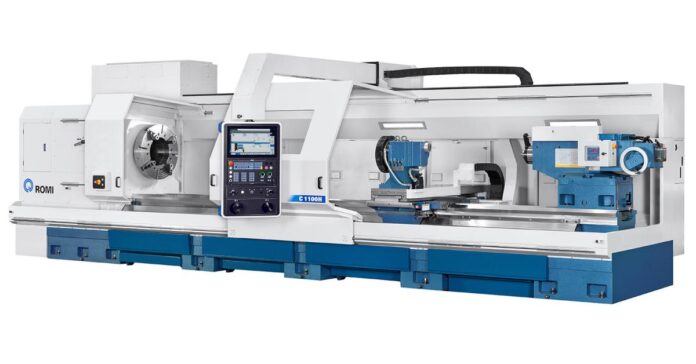 Romi C 1100H Heavy-Duty CNC Lathe is Ideal for Machining Large Parts