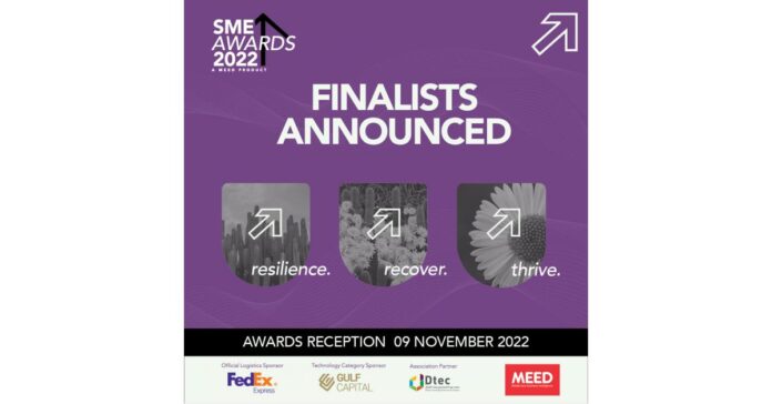 Top SMEs in the Region Revealed at the MEED SME Awards 2022