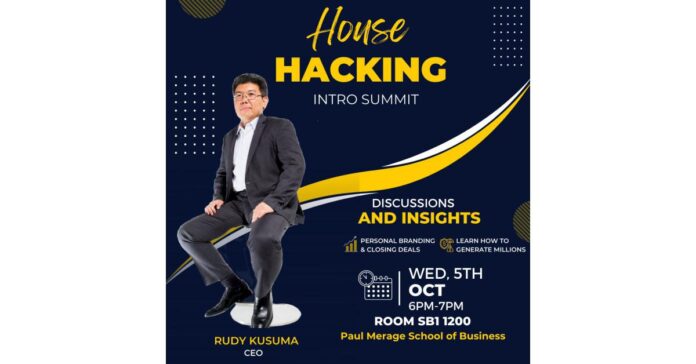 ‘HOUSE HACKING’ TECHNIQUES EXPLORED IN UNIVERSITY OF CALIFORNIA IRVINE SUMMIT LED BY ‘YHSGR’ CEO RUDY L. KUSUMA