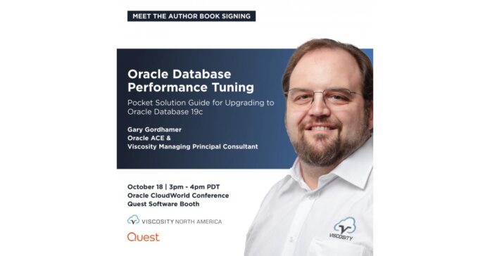 Book Release & Signing at Oracle CloudWorld with Multi-Awarded Expert & Oracle ACE, Gary Gordhamer
