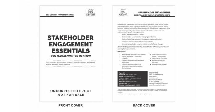 Learn how to Engage Stakeholders with this new book by Vibrant Publishers