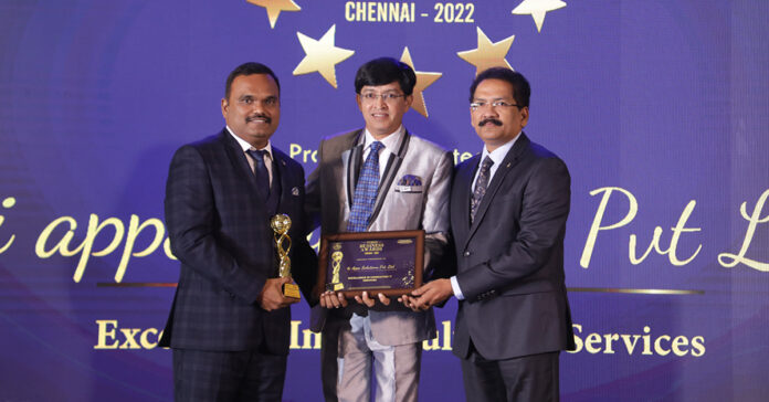 The Prestigious Times Business Awards 2022 presented to 4i Apps for “Excellence in Consulting IT Services” category