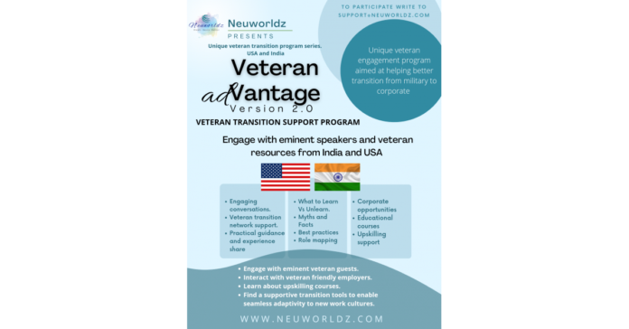 Military Veterans From USA and India Come Together On One Platform To Support Career Transitions For Veteran Fraternity