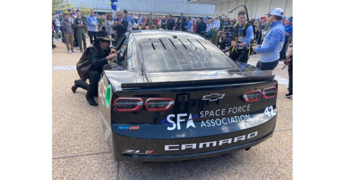 Petty GMS US Space Force Car featured at Martinsville Speedway this past weekend