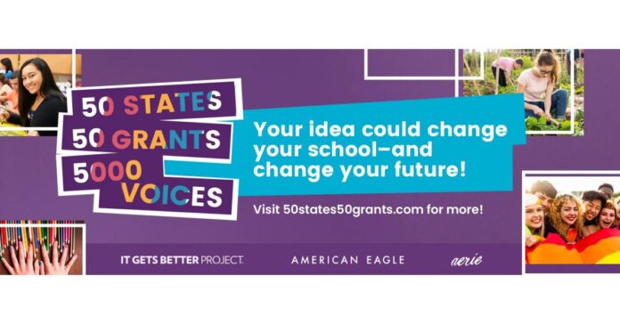 The It Gets Better Project Announces Year Two of Major Grants Initiative Supporting LGBTQ+ Students