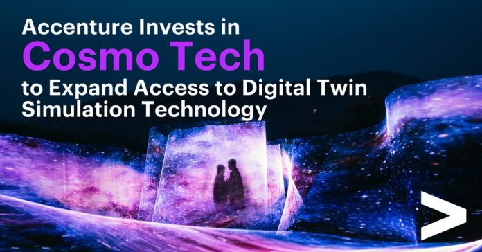 Accenture Invests in Cosmo Tech, Expanding Clients’ Access to Digital Twin Simulation Technology