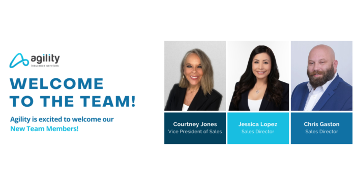 Agility Insurance Services Welcomes Three New Hires to the Sales Team