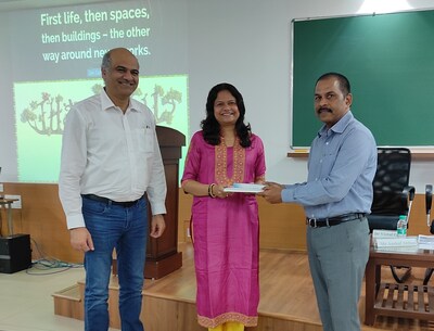 Aga Khan Agency for Habitat (AKAH) India organised a workshop (L-R) Dr. Vishal Garg (Professor, IIIT Hyderabad), Ms. Prerana Langa (CEO, AKAH India), Mr. V Krishna, IFS (Additional Commissioner, GHMC)
