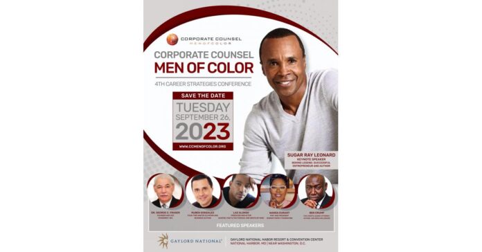 Sports Icon Sugar Ray Leonard Headlines the Corporate Counsel Men of Color Conference 2023 at the National Harbor