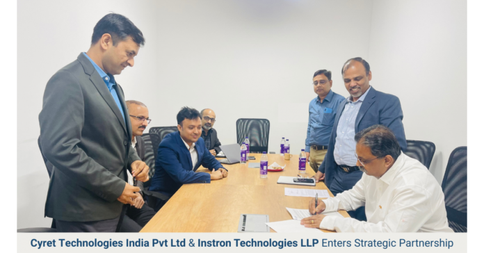 Cyret Technologies and Instron Technologies Join hands to Accelerate the Digital Transformation in Manufacturing Sector