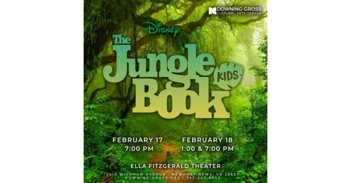 THE JUNGLE BOOK KIDS ‘SWINGS’ INTO DOWNING-GROSS CULTURAL ARTS CENTER
