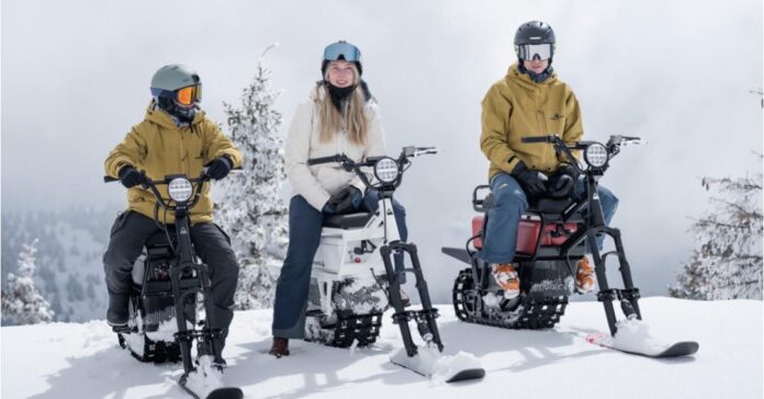 moonbikes-on-mountain.jpeg MoonBikes, the World's First 100% Electric Snow Bike debuts at CES 2023 Las Vegas, Nevada USA
