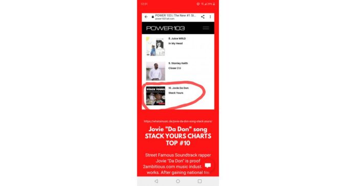 Street Famous Soundtrack Label Partners with Trina's Manager Jullian 'Ju-Boy" Boothe on Jovie "Da Don" song Stack Yours