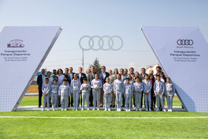 Audi Mexico and San Jose Chiapa inaugurate Sports Park