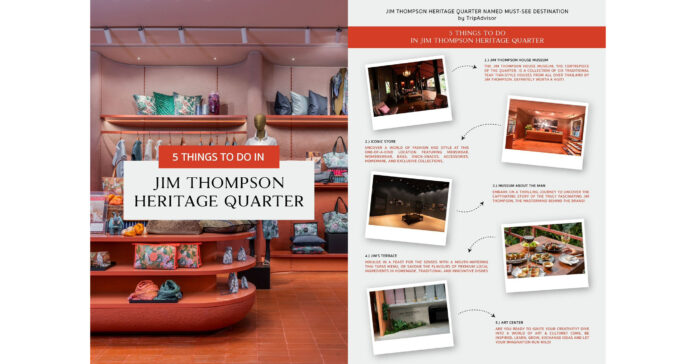 Jim Thompson Heritage Quarter Named Must-See Destination by TripAdvisor
