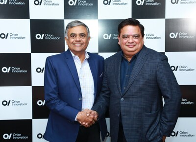 ORION INNOVATION ENTERS INTO A STRATEGIC COMBINATION WITH SRYAS (L-R): Mr. Raj Patil, CEO & President, Orion Innovation and Mr. Vish Ramesh, Founder, President & CEO, Sryas Inc