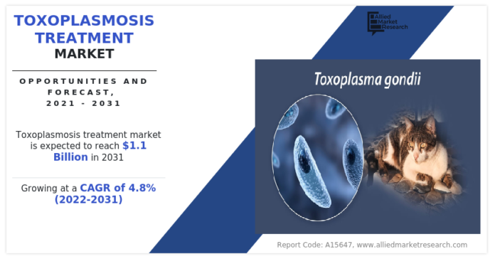 Toxoplasmosis Treatment Market Size to Exceed USD 1.09 Billion by 2031